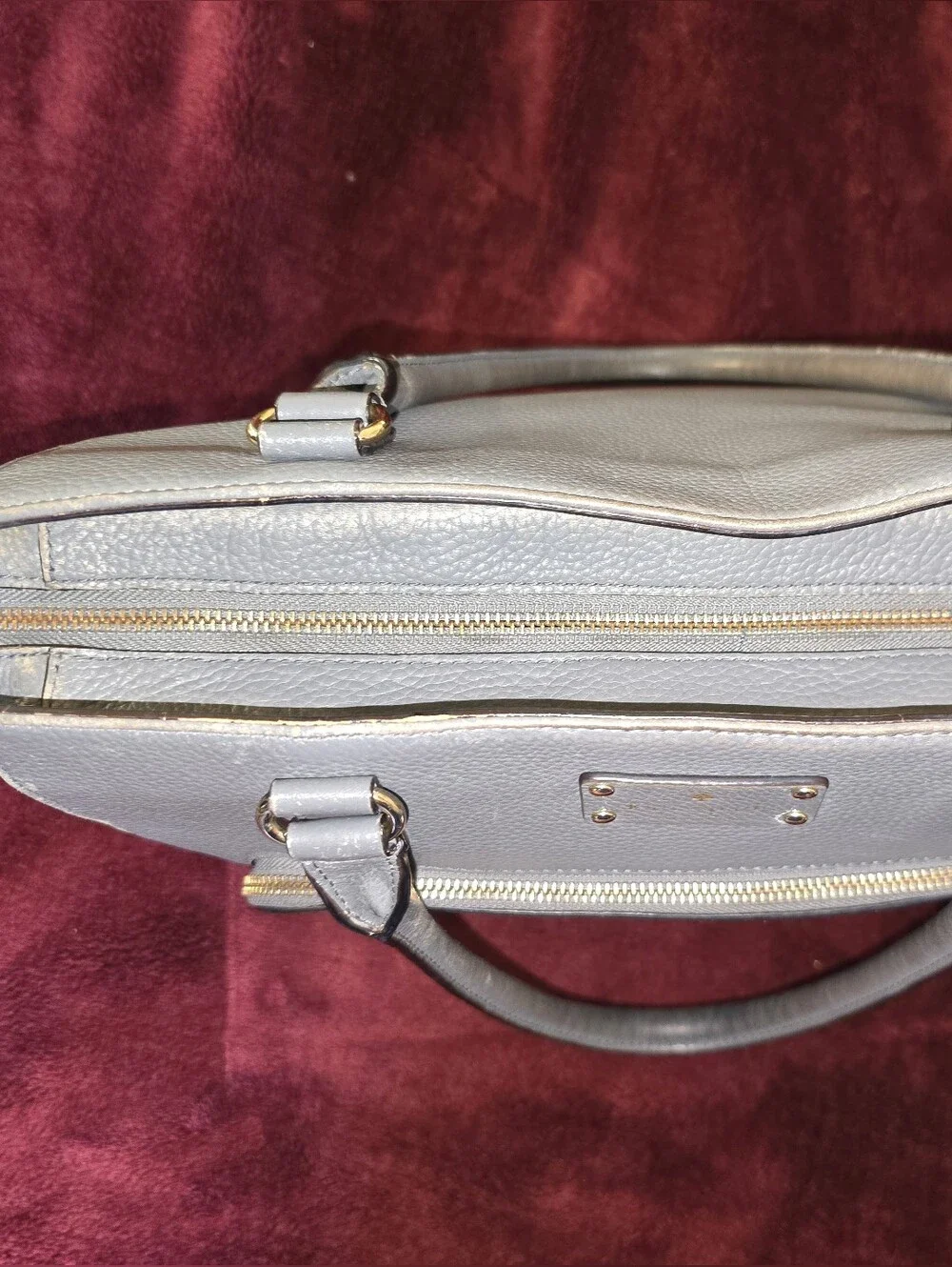 Kate Spade Baxter Street Large Tote/Work Bag In Asphalt. GUC
